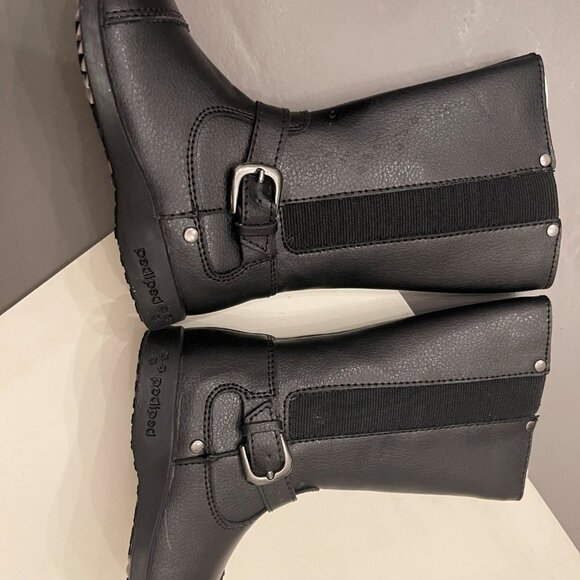 pediped toni girl's black boots - Picture 3 of 9